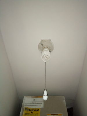 Utility Closet Ceiling After