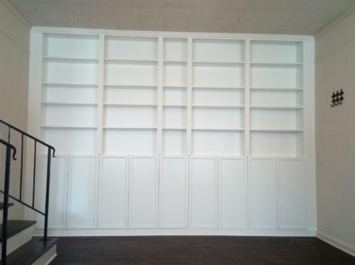 Built In Ikea Billy Bookcases