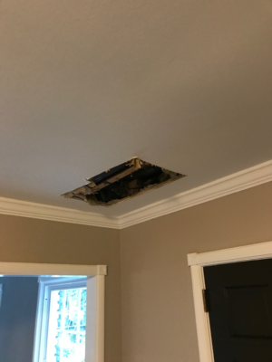 Ceiling Repair 2 Before