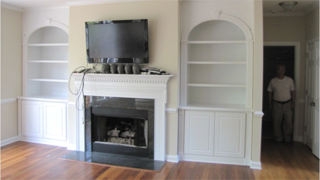 Bookcases & Cabinets: Custom Arched Cases